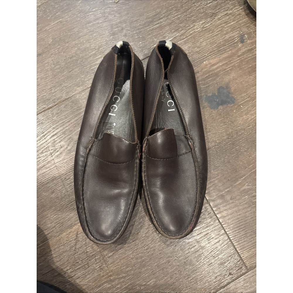Gucci Driving Shoe Brown Size 39